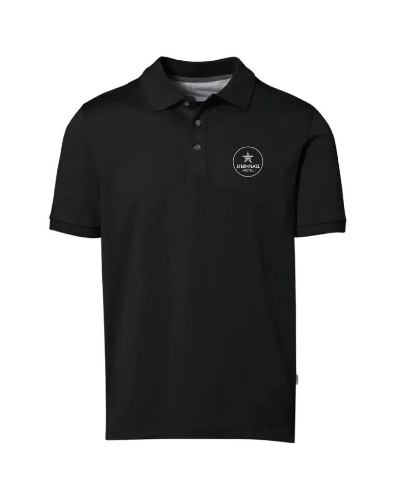 Sternplatz Herren Poloshirt 814 Poloshirt schwarz