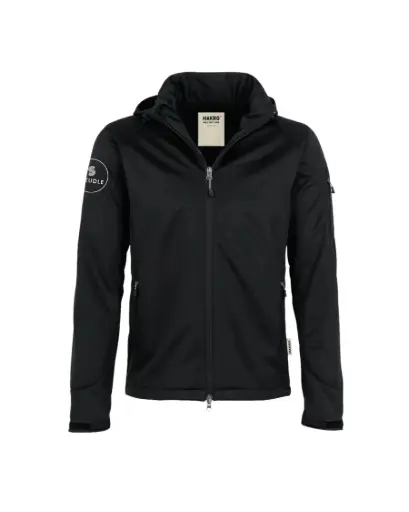 Paulas Alb Herren/Unisex Softshelljacke 848 Softshelljacke schwarz